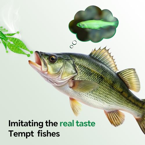 Image of Clearance Bionics-Designed Durable Soft Plastic Fishing Lures Kit with Bonus Accessories, 3 /4 /5 /6 Inch, 9-Type Lifelike Swimbaits in One Gear Set Included Tackle Box for Bass
