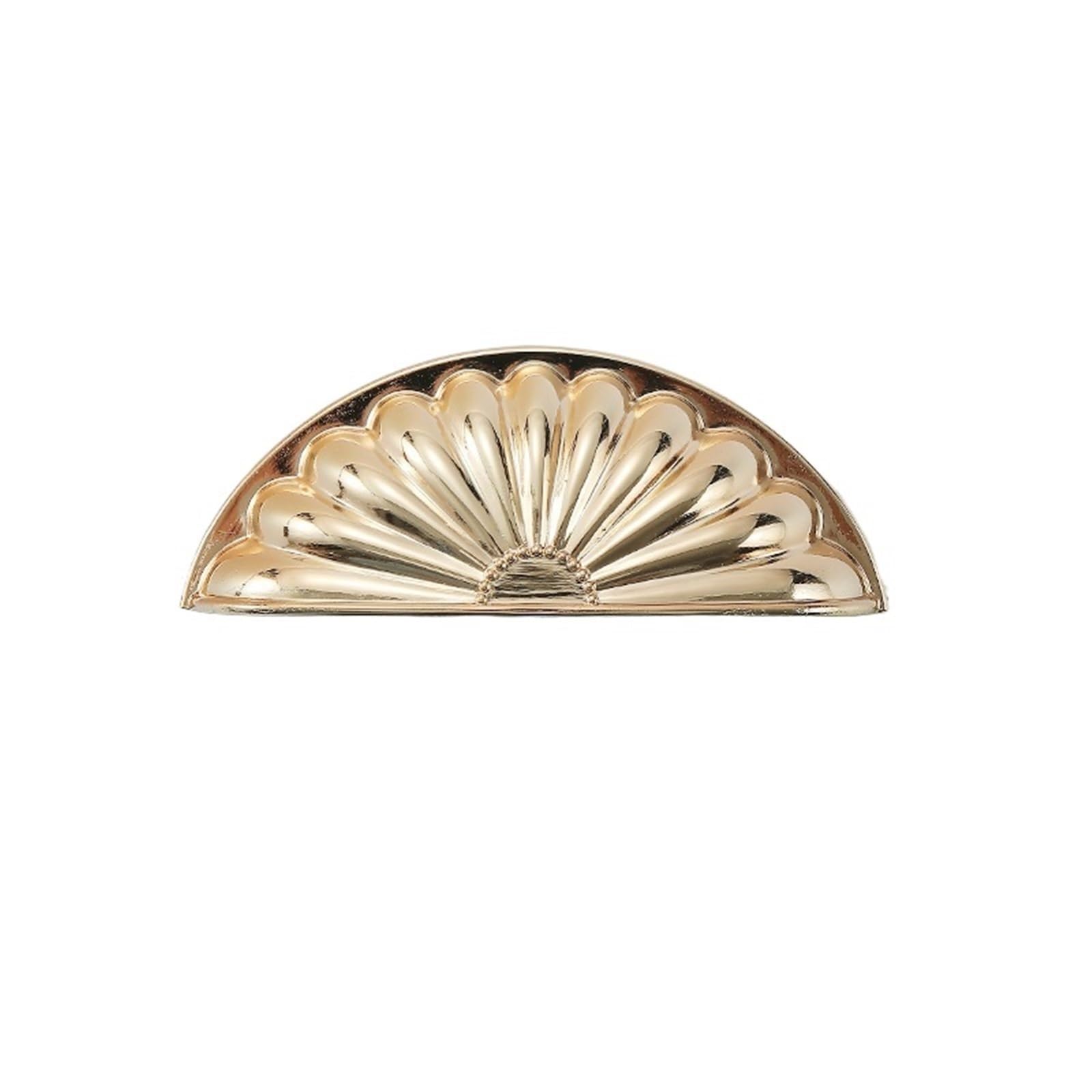 Fagoritime Color 3 Vintage Shell Cup Pull Handles, Shell Cup Handles Half Circle Cabinet Drawer Multicolor(Color 3)