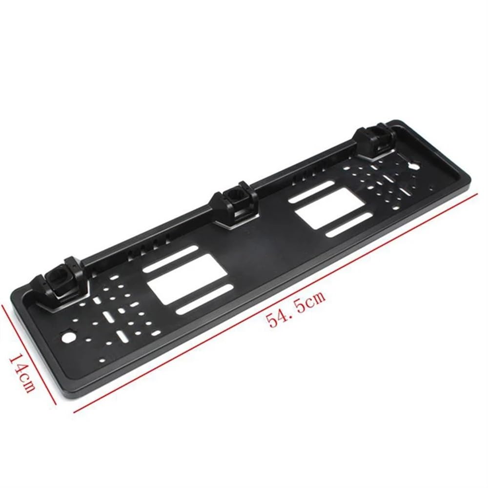 Radar Recul Voiture Parcage Capteurs de stationnement de Voiture Parktronics, Cadre de Plaque d'immatriculation européenne, Radar de recul avec 3 capteurs