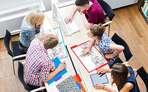 Wot I Decorative File Folders 12Packs, Cute File Folders With 6 Cute Floral Design And 6 Solid Vibrant Colors, Two-Tone File Folders Letter Size, 1/3-Cut Tabs, 300Gsm #TOP6