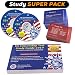 US Citizenship Test Study Pack 2019 - 2020 - Includes 2 CD Audios, 100 Flash Cards, 1 Workbook, 100 Audios Online, 1 Patriotic Earbuds and 1 Free American Flag.
