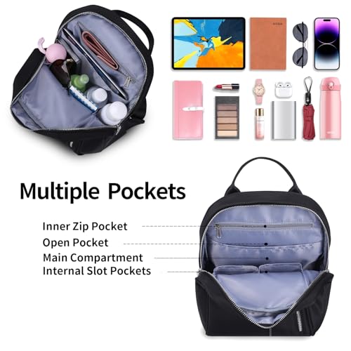 HOMIEE Backpack Women, Anti-Theft Rucksack Bag for Women, Lightweight Fashion Backpack School Bag Travel Backpack for Commuting Work Weekend Daily Valentine's Day - Image 4