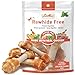 LuvChew Gluten Free Rawhide Free Chicken Bones Made with Limited Ingredients - Real Chicken & Wholesome Vegetables, Delicious, Healthy, Highly Digestible, USDA & FDA Approved(Medium 5pcs/Pack)