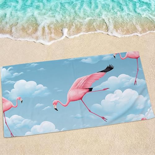 Serviette de plage absorbante et compacte en microfibre grand format 180x90 cm - 2