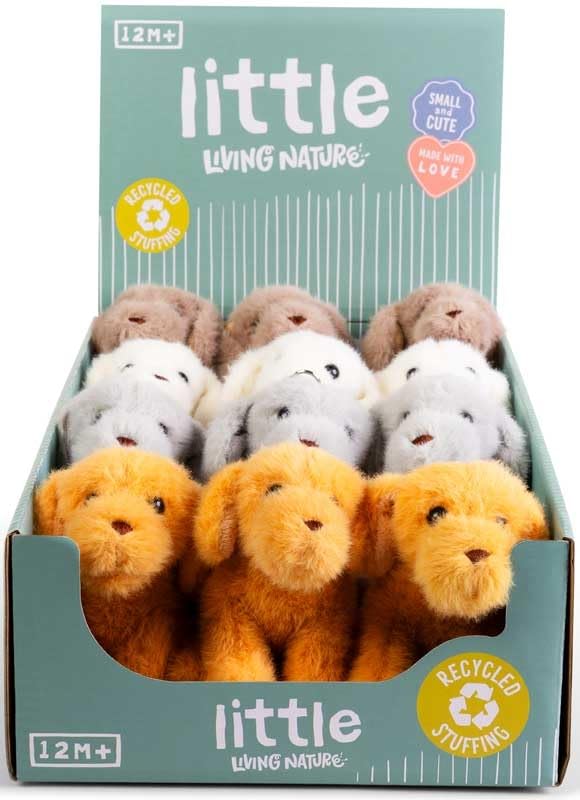 Living Nature plush toy LITTLE CLIPS Puppy - 12 cm