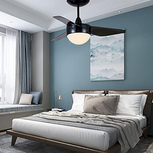 Ventilateur de plafond 32" avec éclairage LED dimmable et télécommande DC