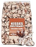 KISSES Meltaway Milk Chocolate - 1 lb Bulk Bag - Individually Wrapped Smooth & Creamy Center Chocolate Kisses - Perfect for Sharing, Parties, Holidays, Gifting, Baking, and Candy Buffets