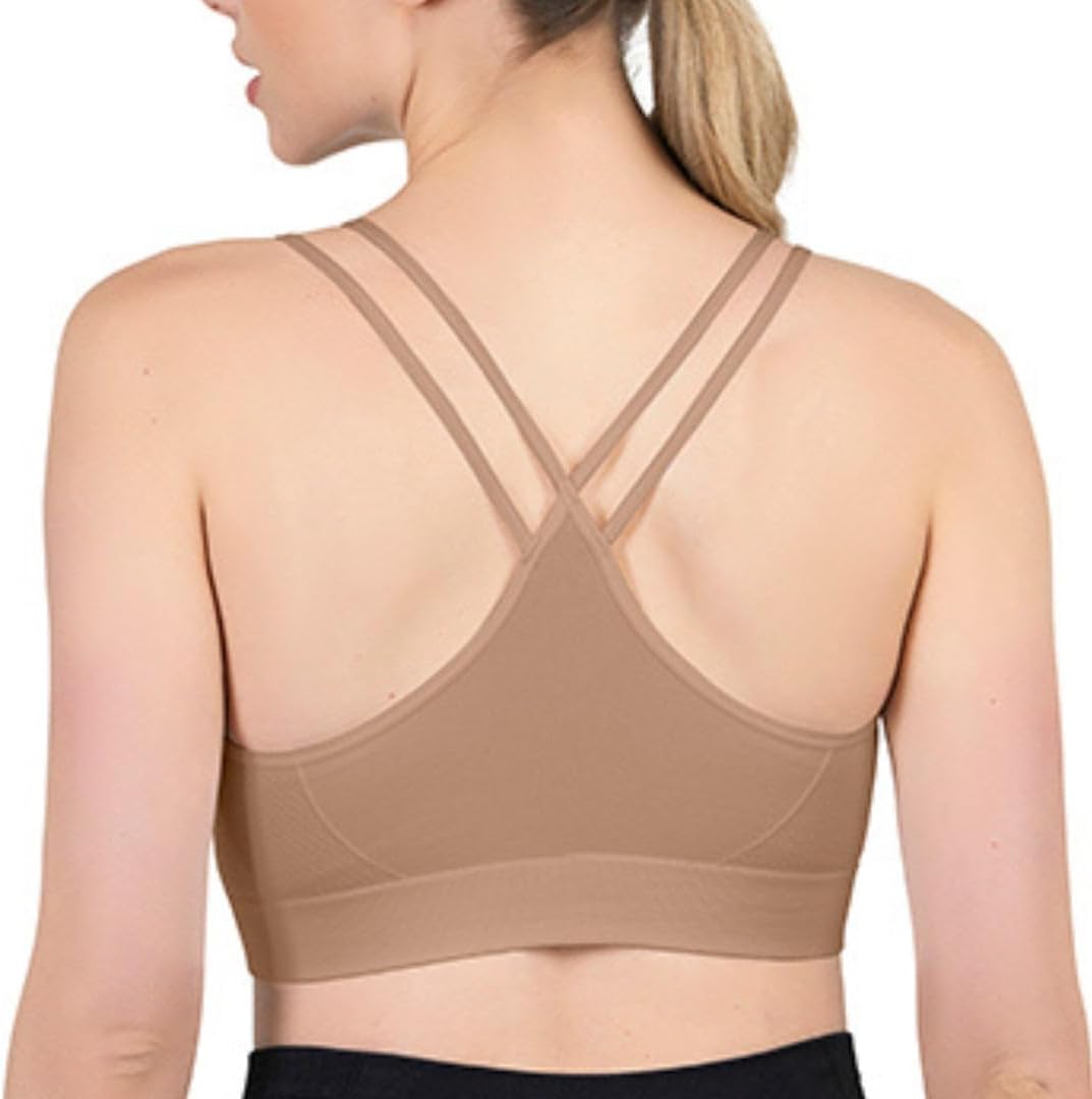 Skechers Womens Ladies Seamless Strappy Bra - Image 4