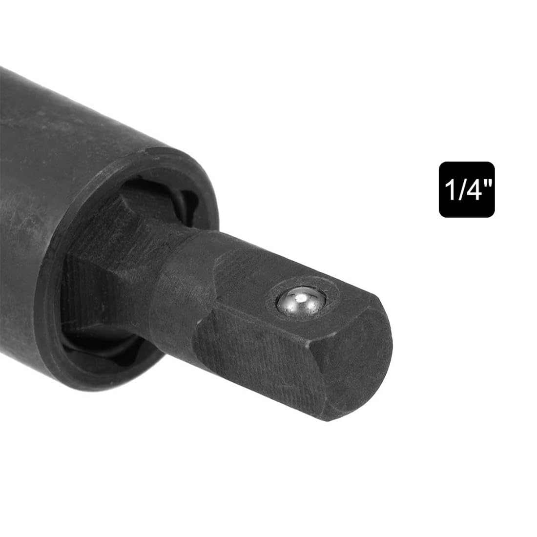 TA-VIGOR 1/4" Drive Universal Joint Swivel Deep Impact Socket Set, Heavy-Duty CR-V Socket Adapter - Image 4