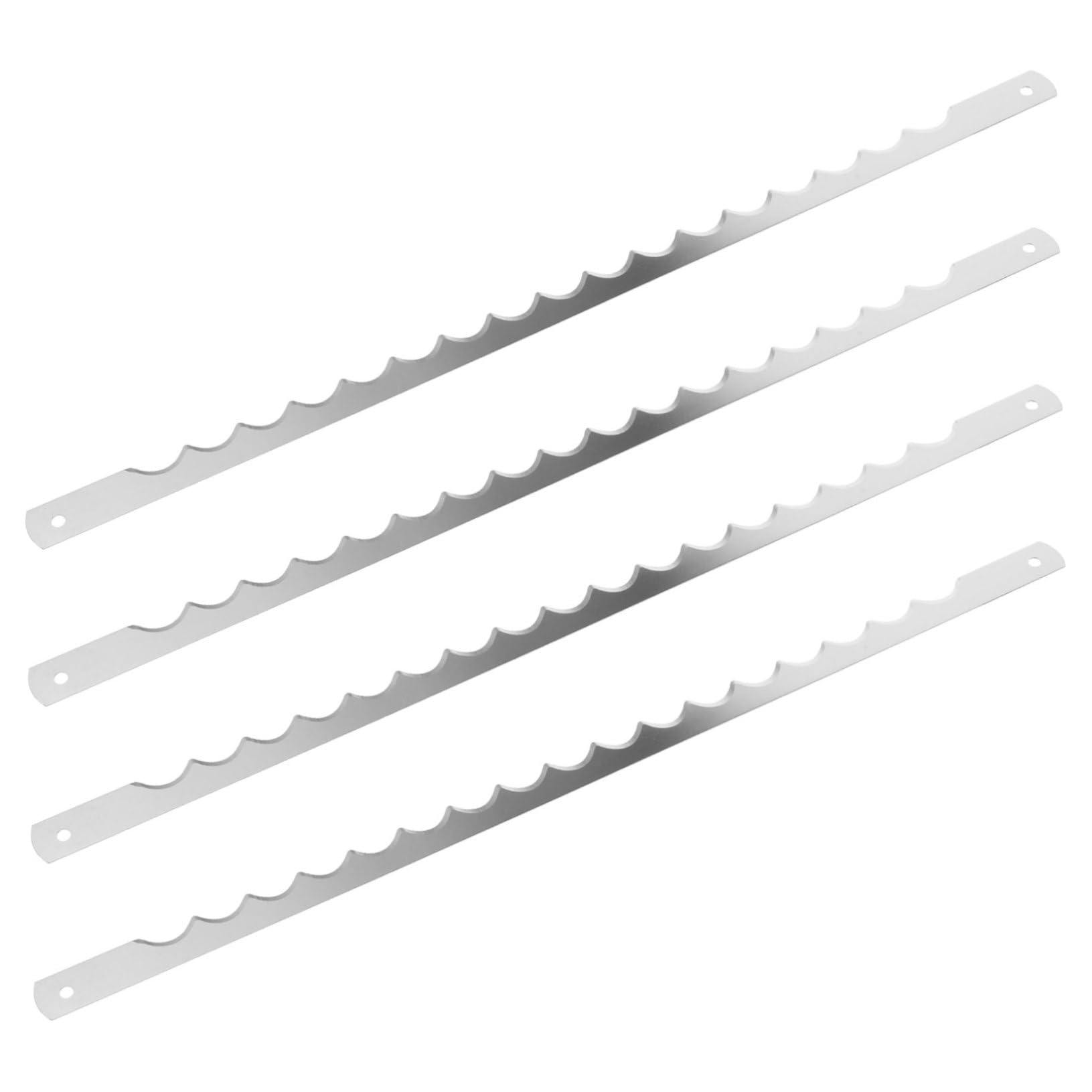 Angoily 20piezas Cuchillas para Cortar Pan Herramientas De Rebanado No Pegajosas De Serras para Máquina De Tostadas Accesorios De Panadería para Hogar y Restaurantes