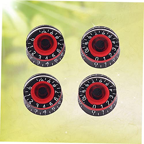 MILISTEN 4 Pcs Botões De Chapéu De Baixo De Guitarra Elétrica Pedais Para Guitarra Elétrica Tom De V
