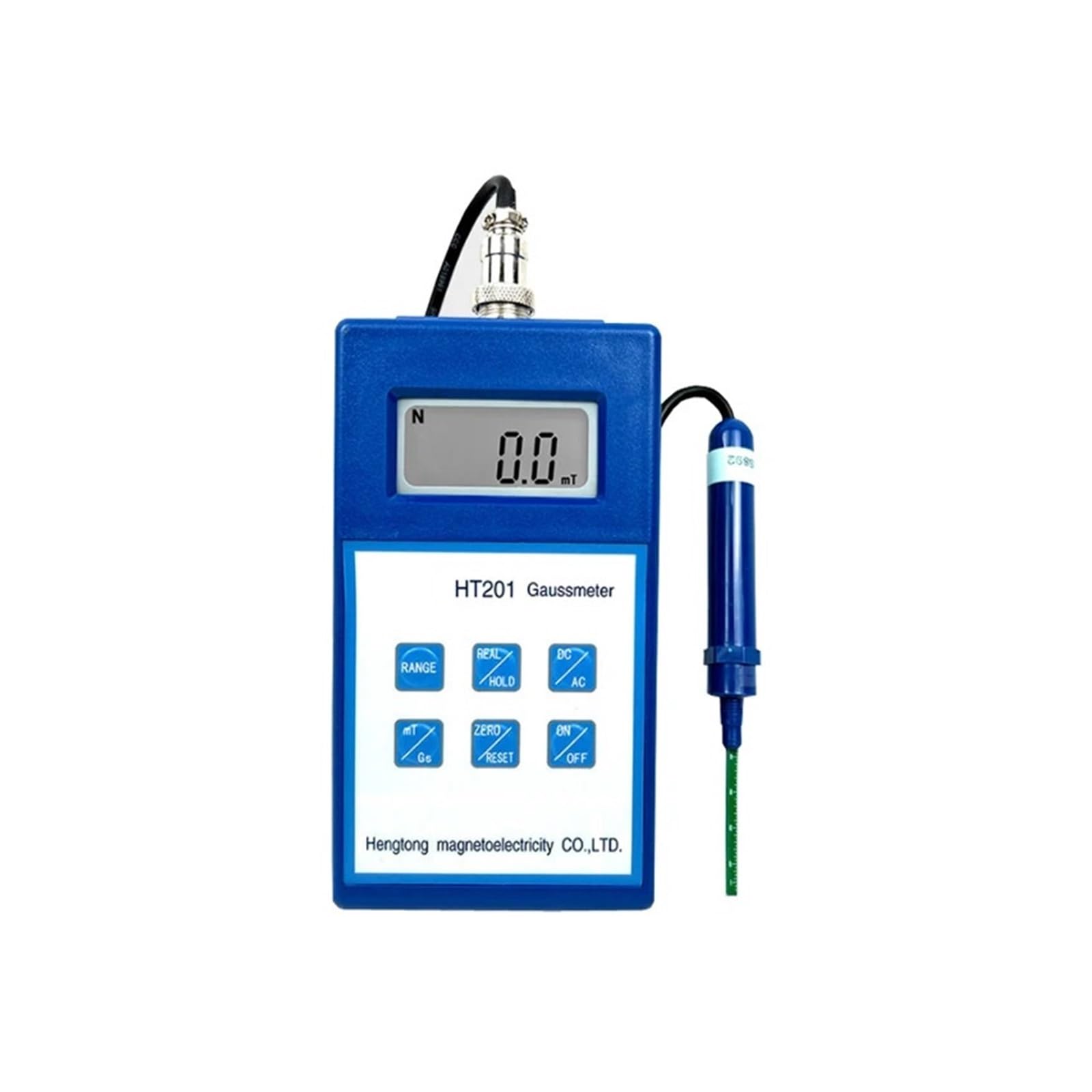 HT201 Measuring Rang 0-200mT-2000mT Gauss MeterHandheld Digital Gaussmeter for Industrial Inspection