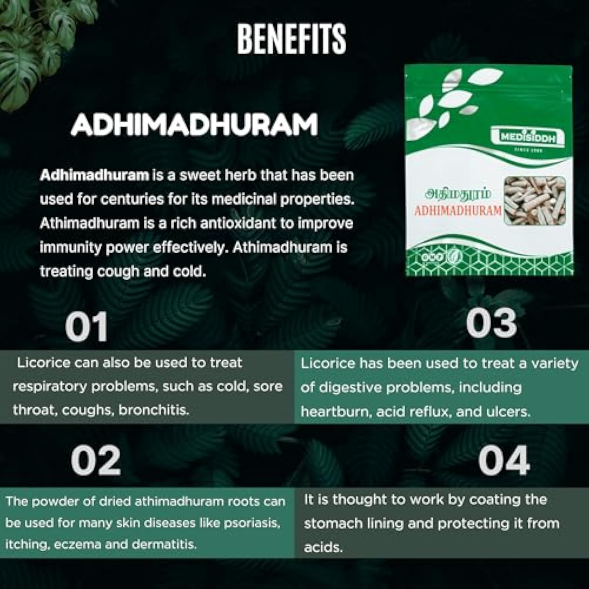 Medisiddh Adhimadhura Chooranam, Herbal Supplement for Health