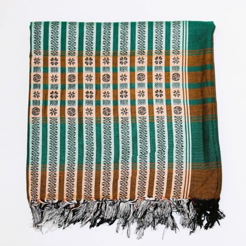 Cotton Shemagh Tactical Military Scarf Palestine Scarf Keffiyeh Head Neck Wrap gifts for Men & Women + Paper Bag2