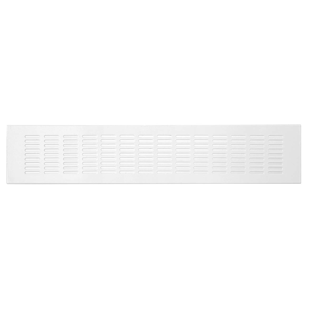Ventilation GF408B Rectangle Ventilation Grille in White Painted Aluminium recessed, Dimensions 400x80 mm - Image 2