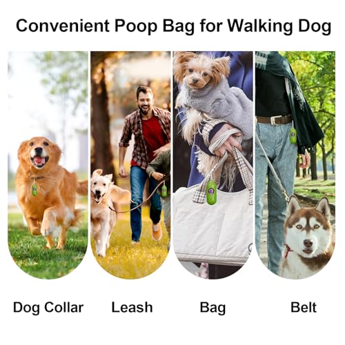 Image of Scented Dog Poop Bags With Dispenser, Strong and Leak-proof Waste Bags for Pets, 870 Count (58 Packs of 15), 13 Inch x 9 Inch (Purple)