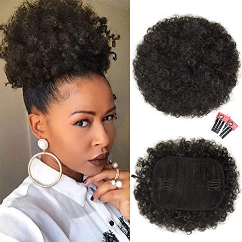 rosmile Afro Puff Drawstring Ponytail Extension...