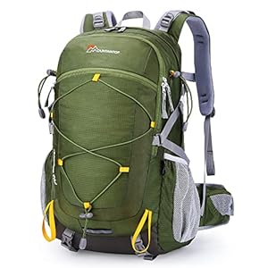 MOUNTAINTOP 40L Hiking Backpack with Rain Covers for Backpacking, Camping, Cycling and Traveling