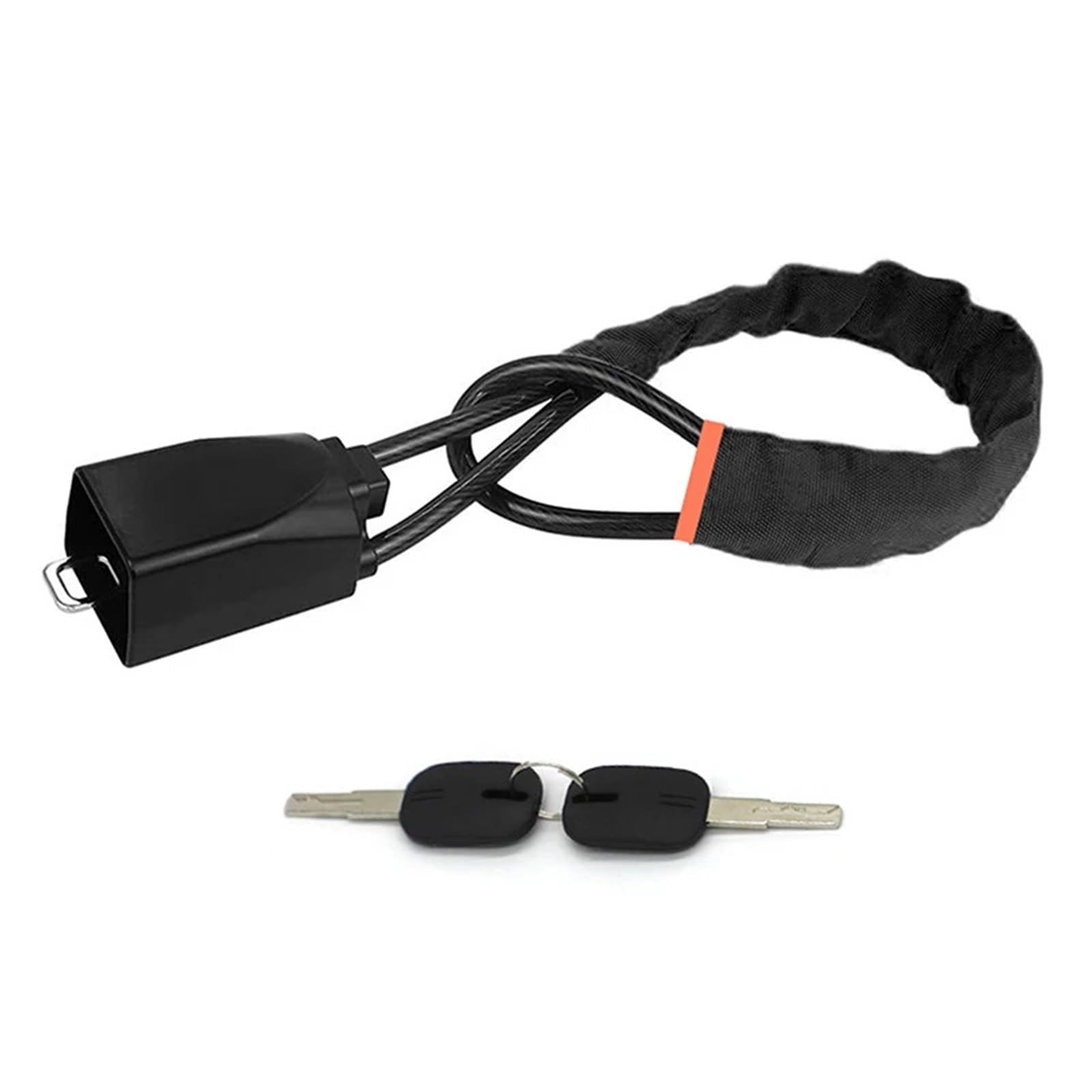 Car Steering Wheel Lock Seat Belt Lock, Universal Steering Wheel Lock for Truck Van RV Car with Seat Belt Buckle Multicolor(Black)
