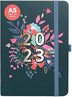 Boxclever Press Perfect Year 2023 Diary A5 Page a Day. A5 Diary, Daily Planner 2023 runs Jan - Dec'23. A5 Diary 2023 Page a Day with Checklists. 2023 Planner Diary for Busy Schedules.