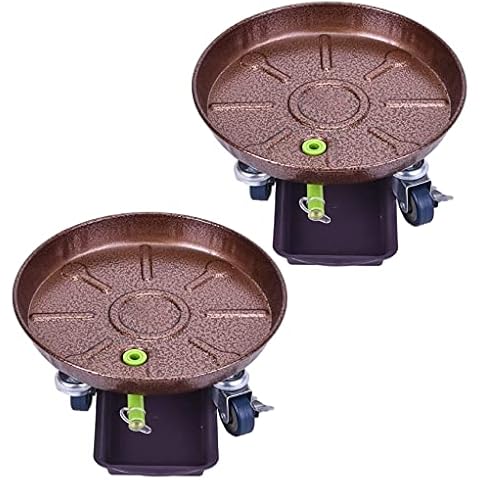 FIAMER Soporte redondo con ruedas para plantas, 36 cm Cover