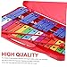 HEALSOPTHY 25-Tone Metal Xylophone Musical Instrument for Boys and Girls Educational Music Toy for Early Learning Red with Mallets Cognitive Development Suitable for Toddlers and Children