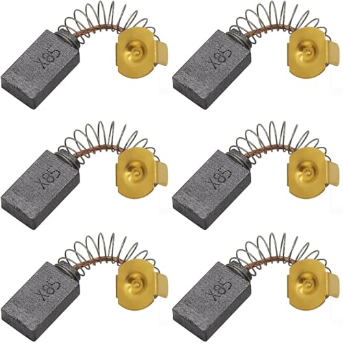 Image of 6 Pack 1619X08020 1619X07410 Carbon Brush Set for Skil Bosch HD77 | Fits for Skil Bosch HD77, S77 and CIR SAW; replaces 1619X01351, 2610320301, 2610912980, 2610320391 and 1619X07410.