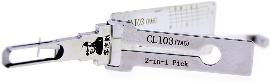 loboo Lishi GLI03(VA6) 2in1 Decoder and Pick for Renault Original Lishi Tools