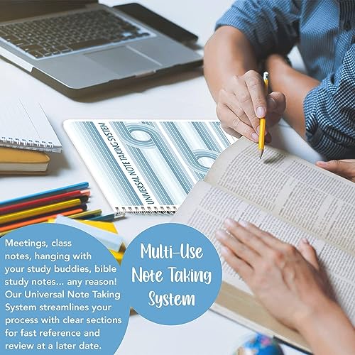 Carnet Cornell Notes BookFactory 100 pages 21,6x28 cm Wire-O - 5