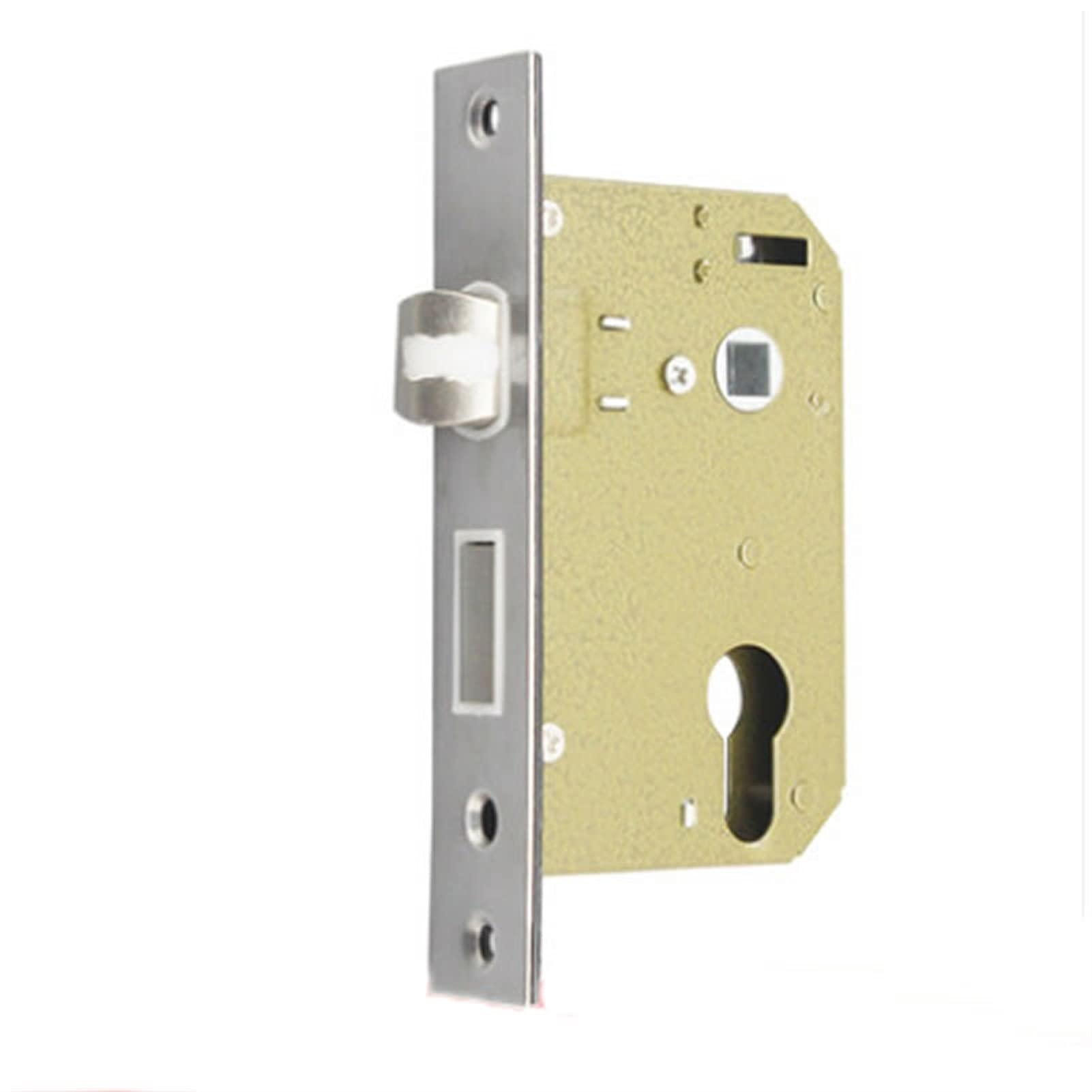 Wwanbgia One Color 1Pc High-Security Mortice Sash Lock - 50Mm Deadlock With Silencer For Interior & Exterior Doors