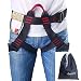 Oumers Climbing Harness, Safe Seat Belts For Mountaineering Outward Band Fire Rescue Working on the Higher Level Caving Rock Climbing Rappelling Equip, Women Man Child Half Body Guide Harness