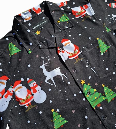Image of Molokai Surf Button Down Slim Fit Hawaiian Short Sleeve Shirts