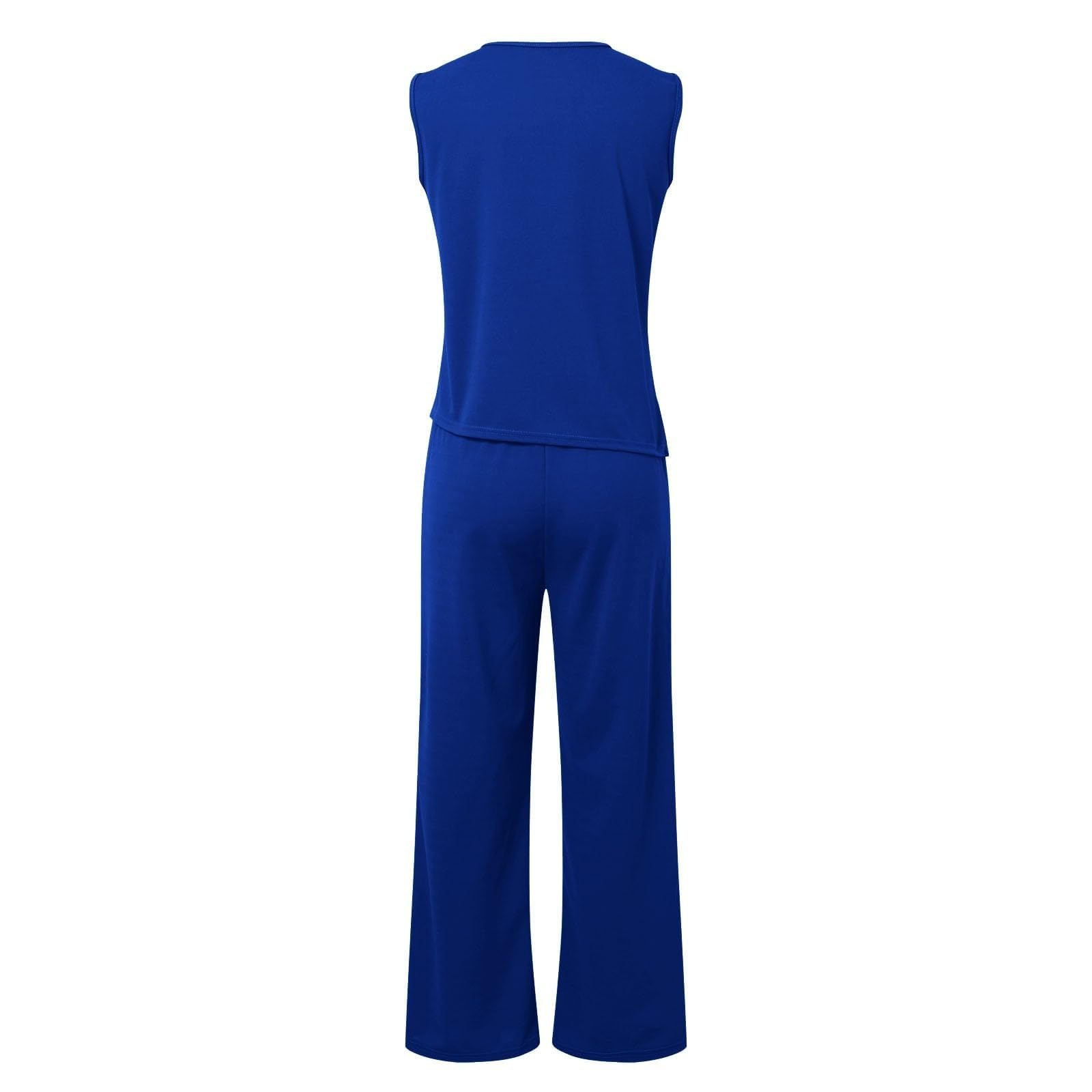 Conjunto de 3 piezas para mujer, traje de ocio elegante de algodón, chaqueta de entretiempo con chalecos y pantalones anchos de pierna ancha, tallas grandes, trajes de pantalón, traje de casa de un