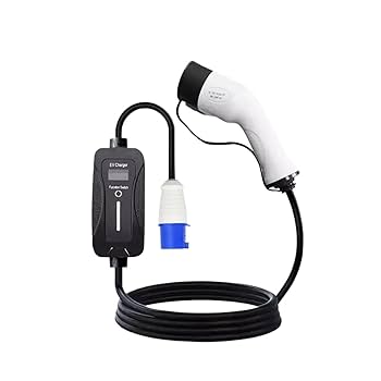 InLine EV 16275S Coiled Charging Cable For Electric Car Type