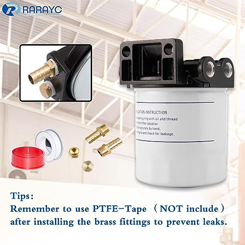 image for RARAYC Marine Boat Fuel Filter Water Separator Kit Spin-On 35-802893Q4