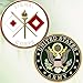 U.S. Army Signal Corps Challenge Coin – Double-Sided Military Commemorative Coin – Veteran Gift, Collectible Souvenir, Tactical Design, 1.57