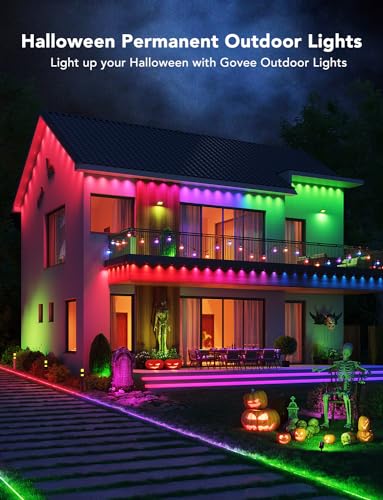 Govee H705C1D1 Permanent Outdoor Lights, Smart Rgbic Outdoor Lights With 75 Scene Modes, 150Ft With 108 Led Eaves Lights, Ip67 Waterproof For Halloween Decorations, Christmas thumb #2