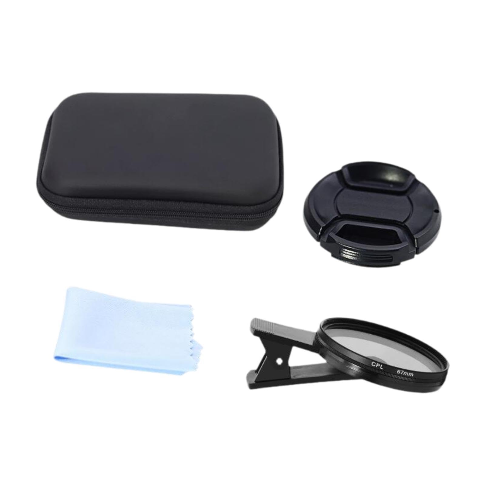 5 set di 67 mm CPL filtro polarizzatore obiettivo fotocamera per la maggior parte dei modelli di cellulari tipo C