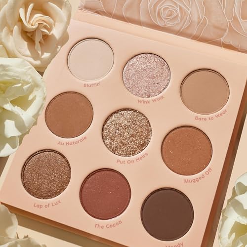 ColourPop Nude Mood Eyeshadow Palette - Brown & Copper Palette with Metallic and Matte Finishes - High-Pigment Eye Makeup with a Long-Wearing Formula (0.3 oz) - 4