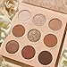 ColourPop Nude Mood Eyeshadow Palette - Brown & Copper Palette with Metallic and Matte Finishes - High-Pigment Eye Makeup with a Long-Wearing Formula (0.3 oz)