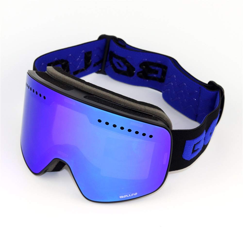 Anti-buée Lunettes de Ski UV400 polarisée Lunettes de Ski, Lunettes de Ski Double Objectif Snowboard Neige Ski Lunettes avec pour Les Femmes Man