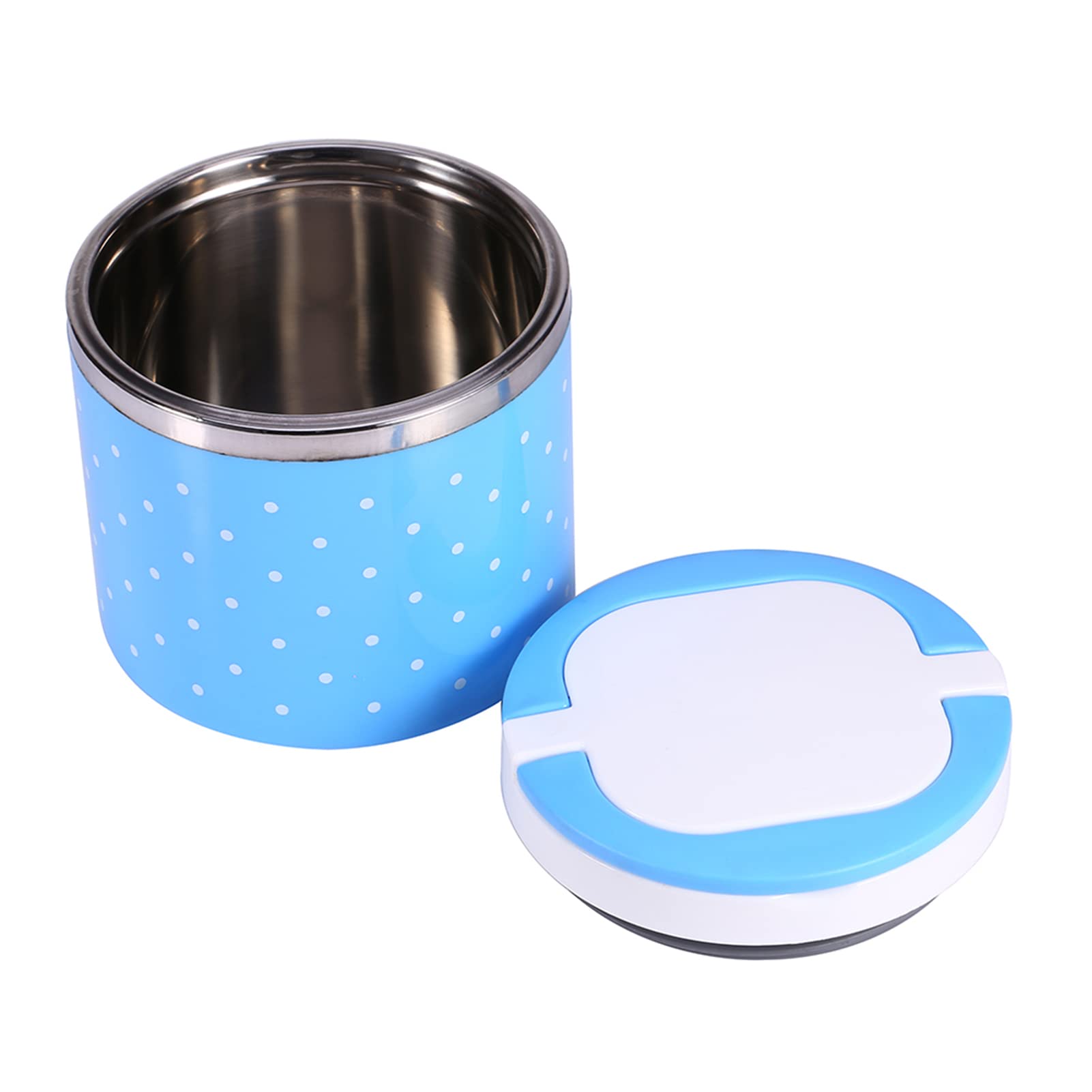 Lonchera térmica para adultos y niños, 1 capa de acero inoxidable con aislamiento térmico