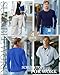 August Alley 4 Pack Men's Long Sleeve Underscrub Shirts Nurse Crewneck Work Tops Stretchy Laying Undershirts Basic Tee(Dark Blue, Navy Blue, Black, Teal,Small)