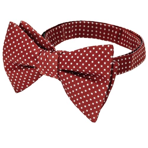 Image of 100% Silk Mens Bowtie Self Tie Bow Tie Bowtie Tuxedo Wedding Solid Color Formal Bow Ties for Man Many Colors