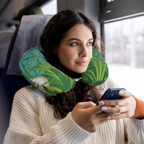 Almohada de viaje espuma viscoelástica U 30 cm miniatura 5