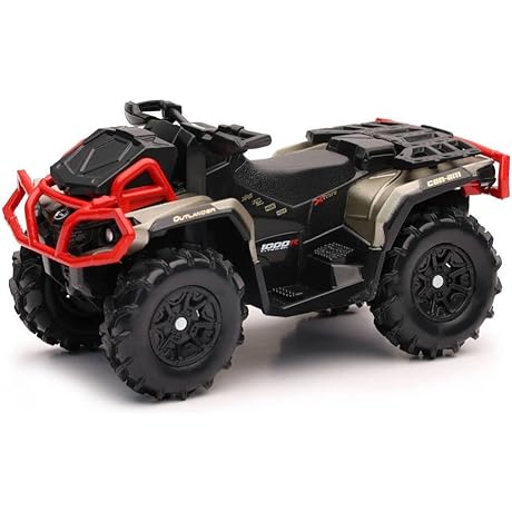 New Ray Can-Am Outlander XMR 1000R ATV Black and Gold: A Top-Tier Toy Four Wheeler