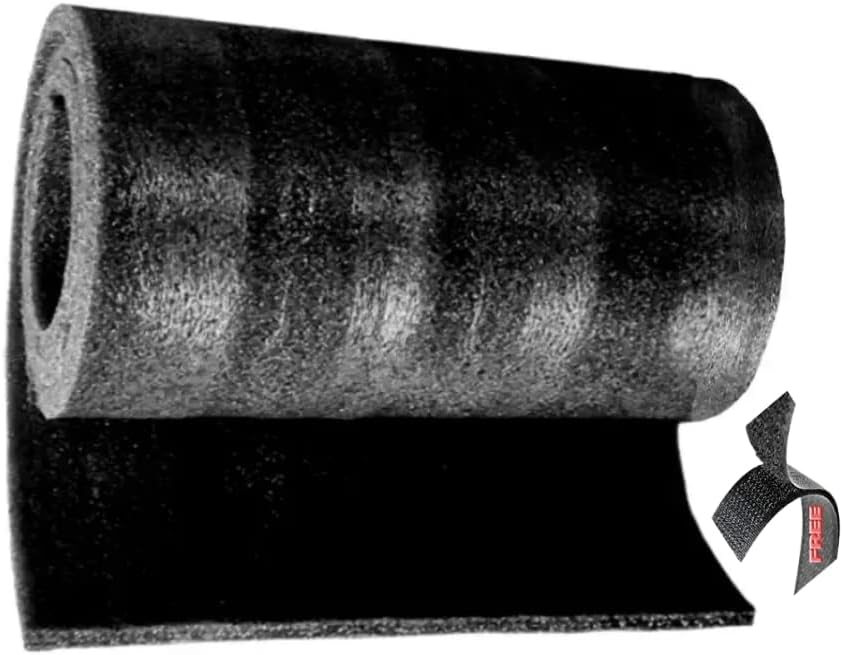 Packaging Black EPE Foam Roll 12 mm Thickness (4.5 Feet X 25 Meter Length) Pack of 1 Roll