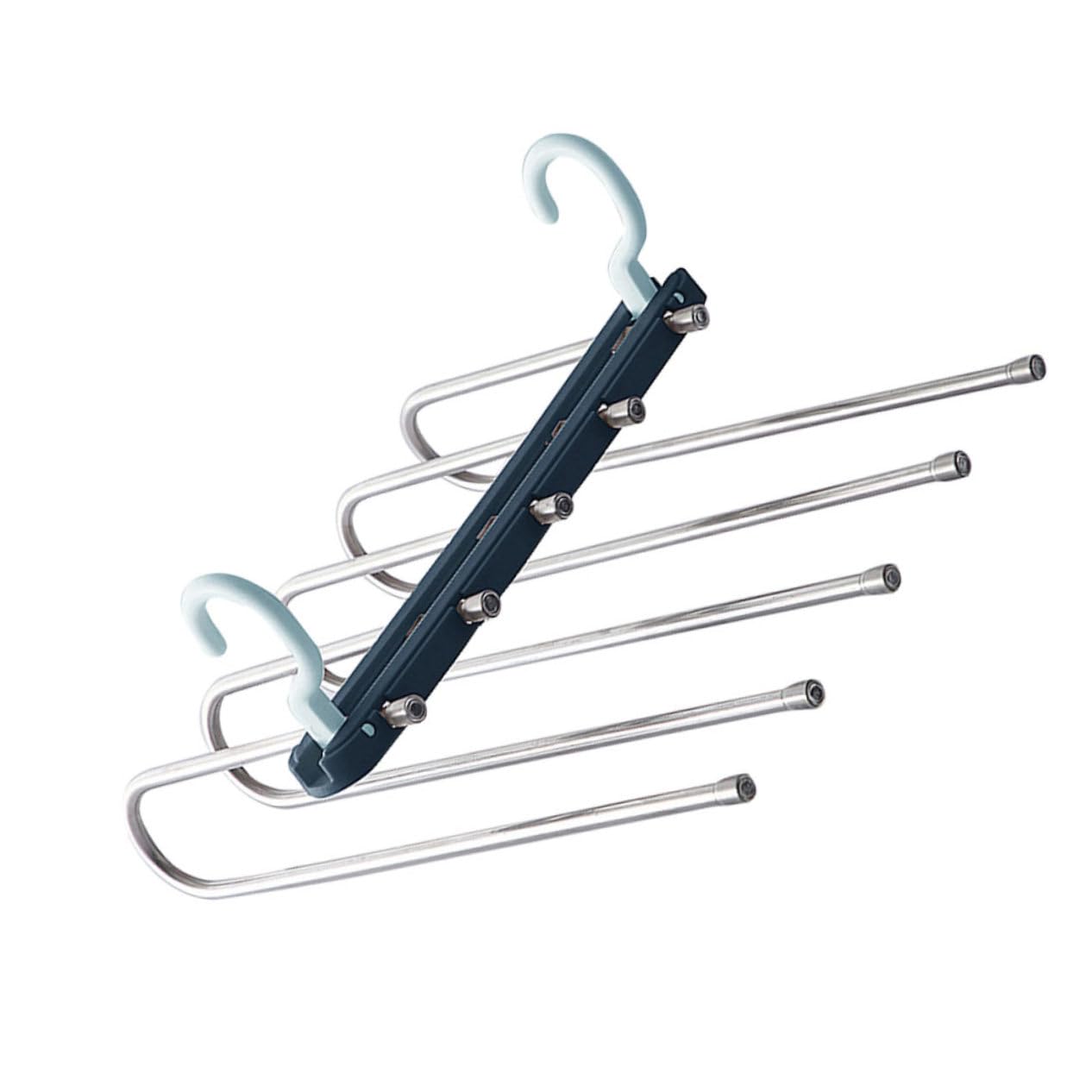 HOOTNEE 1Pc Multi Functional Clothes Hanger Space Saving Organizer for Pants Scarves and More and Stretchable Design for Closet Storage