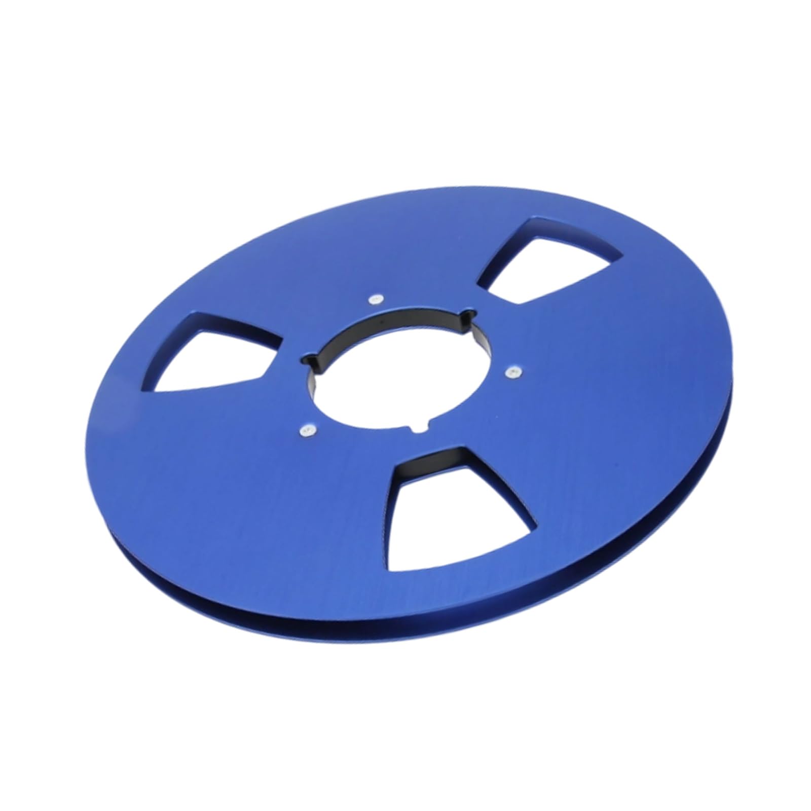 Netbiio Oh! 10.5" Aluminum Empty Tape Reel With 3 Windproof Holes For Studio Recorder & Tape Deck Maintenance Replacement Precision Machined Nabs Aluminum Tape Reel