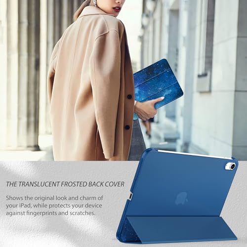 EasyAcc Case for iPad (A16) 11th/10th Generation 2025/2022 11/10.9 inch, Slim Hard Protective Cover for iPad 11/10 Gen, Models A3354/A3355/A3356/A2696/A2757/A2777/A3162, Blue Sky - Image 6